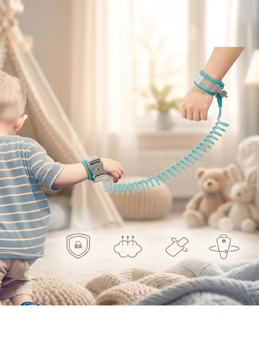 BABY SAFETY HARNESH AND WRISTBRAND